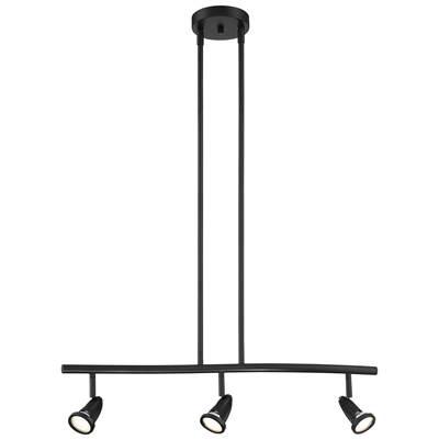 3 Light Adjustable LED Pendant or Semi-Flush