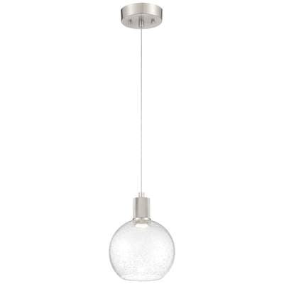 Access Lighting Burgundy LED Pendant - Brushed Steel