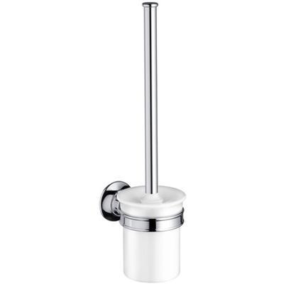 AXOR Montreux Toilet Brush with Holder, Wall-Mounted in Polished Nickel