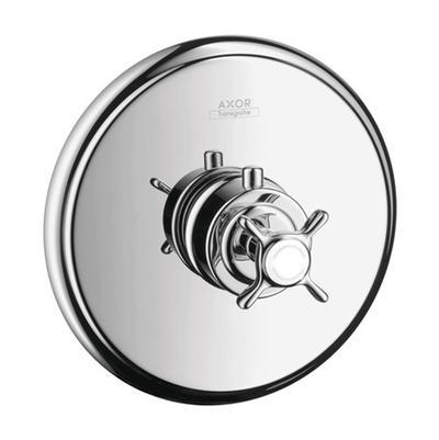 AXOR Montreux Thermostatic Trim with Cross Handle in Chrome