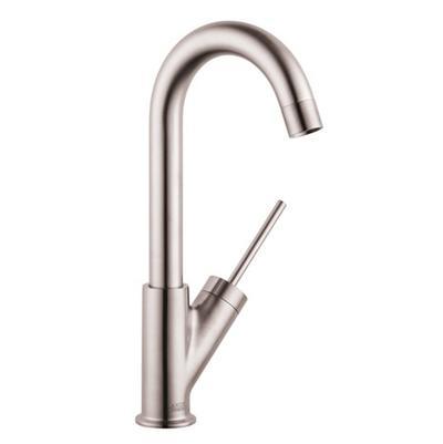 AXOR Starck Bar Faucet, 1.5 GPM in Steel Optic