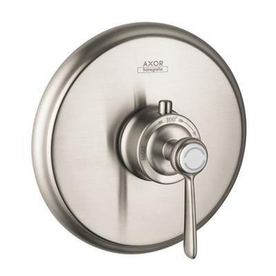 AXOR Montreux Thermostatic Trim with Lever Handle in Brushed Nickel
