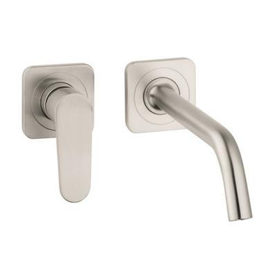 AXOR Citterio M Wall-Mounted Single-Handle Faucet Trim, 1.2 GPM in Brushed Nickel by Axor