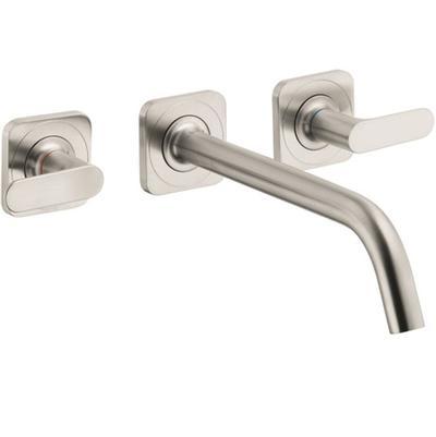 AXOR Citterio M Wall-Mounted Widespread Faucet Trim, 1.2 GPM in Brushed Nickel