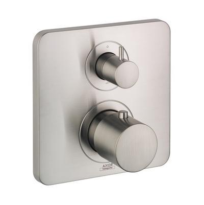 AXOR Citterio M Thermostatic Trim with Volume Control and Diverter in Brushed Nickel by Axor