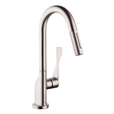 AXOR Citterio Prep Kitchen Faucet 2-Spray Pull-Down, 1.75 GPM in Steel Optic by Axor