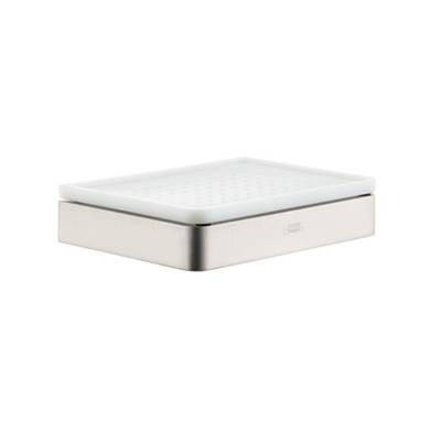 AXOR Universal SoftSquare Soap Dish in Brushed Nickel