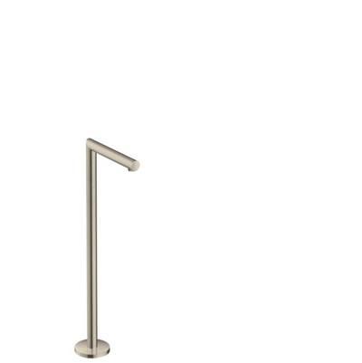 AXOR Uno Tub Spout Freestanding in Brushed Nickel by Axor