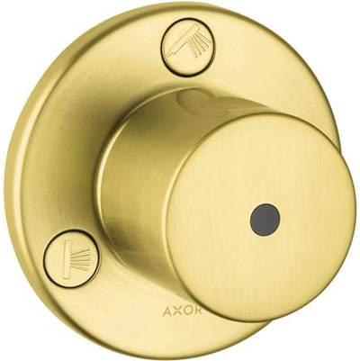 AXOR Uno Diverter Trim Trio/Quattro in Brushed Gold Optic by Axor
