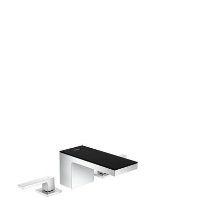 AXOR MyEdition Widespread Faucet 70, 1.2 GPM in Chrome / Black Glass by Axor