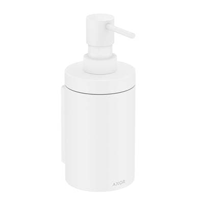 Axor Universal Circular Liquid Soap Dispenser in - Matte White by Axor