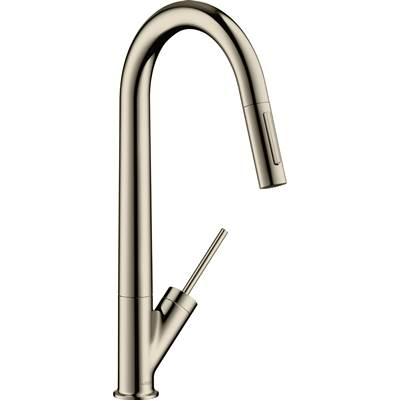 AXOR Starck HighArc Kitchen Faucet 2-Spray Pull-Down, 1.75 GPM in Polished Nickel by Axor