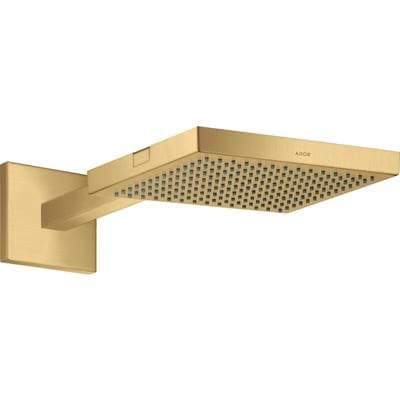Axor Showersolutions Showerhead 240 1-Jet with Showerarm Trim, 2.5 GPM in - Brushed Gold Optic by Axor