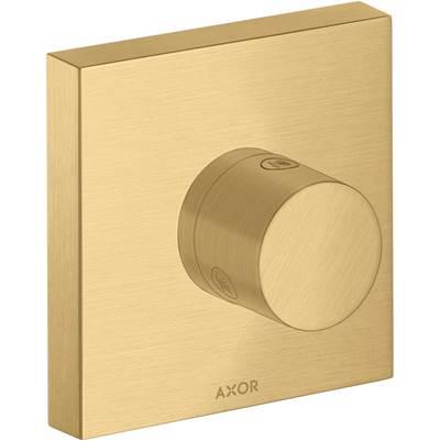 AXOR ShowerSolutions Diverter Trim Trio/Quattro 5'' x 5'' in Brushed Gold Optic by Axor