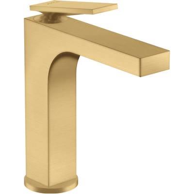 AXOR Citterio Single-Hole Faucet 160 with Pop-Up Drain, 1.2 GPM in Brushed Gold Optic by Axor