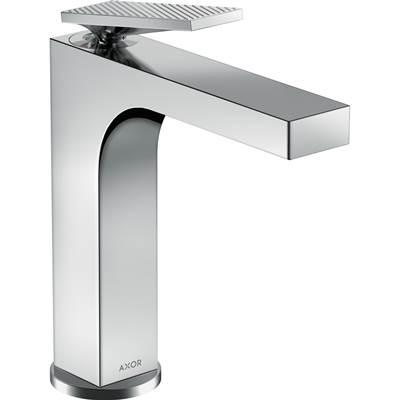 AXOR Citterio Single-Hole Faucet 160 with Pop-Up Drain- Rhombic Cut, 1.2 GPM in Chrome by Axor
