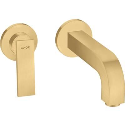 AXOR Citterio Wall-Mounted Single-Handle Faucet Trim, 1.2 GPM in Brushed Gold Optic by Axor