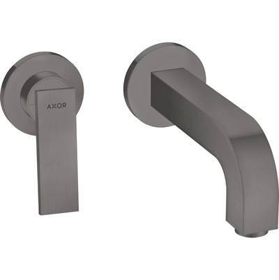 AXOR Citterio Wall-Mounted Single-Handle Faucet Trim, 1.2 GPM in Brushed Black Chrome by Axor