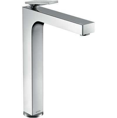 AXOR Citterio Single-Hole Faucet 280 with Pop-Up Drain- Rhombic Cut, 1.2 GPM in Chrome by Axor