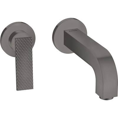 AXOR Citterio Wall-Mounted Single-Handle Faucet Trim- Rhombic Cut, 1.2 GPM in Brushed Black Chrome