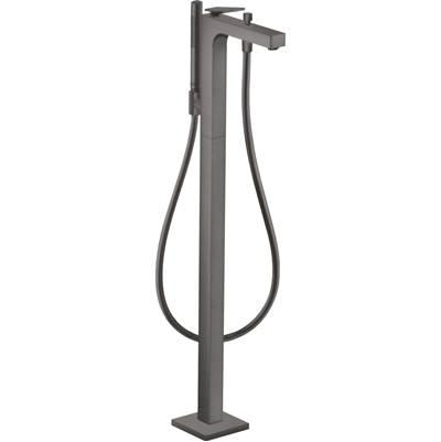 AXOR Citterio Freestanding Tub Filler Trim with 1.75 GPM Handshower in Brushed Black Chrome by Axor