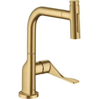 AXOR Citterio  Kitchen Faucet Select 2-Spray Pull-Out, 1.75 GPM in Brushed Gold Optic by Axor