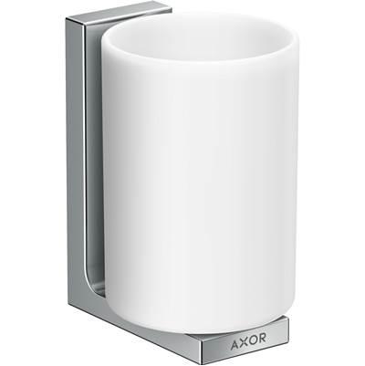 AXOR Universal Rectangular  Toothbrush Tumbler in Chrome by Axor