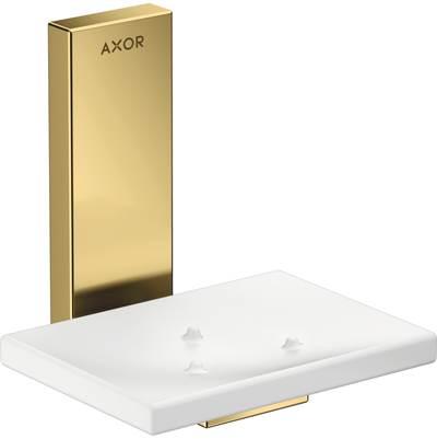 AXOR Universal Rectangular  Soap Dish in Polished Gold Optic by Axor