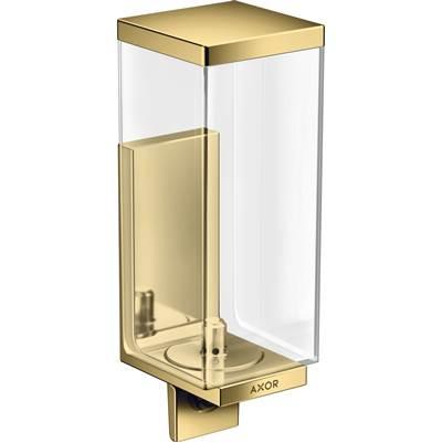 AXOR Universal Rectangular  Soap Dispenser in Polished Gold Optic