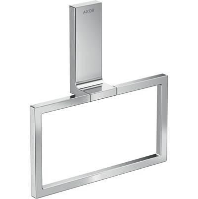 AXOR Universal Rectangular  Towel Ring in Chrome by Axor