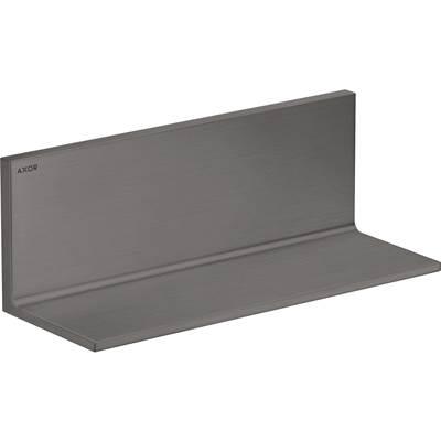 AXOR Universal Rectangular  Shelf, 12'' in Brushed Black Chrome