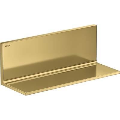 AXOR Universal Rectangular  Shelf, 12'' in Polished Gold Optic by Axor