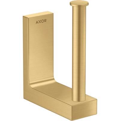 AXOR Universal Rectangular  Spare Roll Holder in Brushed Gold Optic by Axor