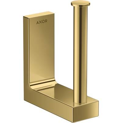 AXOR Universal Rectangular  Spare Roll Holder in Polished Gold Optic by Axor