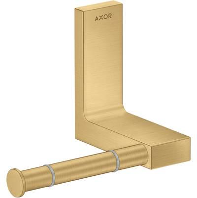 AXOR Universal Rectangular  Toilet Paper Holder in Brushed Gold Optic by Axor