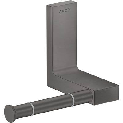 AXOR Universal Rectangular  Toilet Paper Holder in Brushed Black Chrome