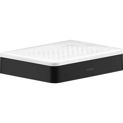 AXOR Universal SoftSquare Soap Dish in Matte Black by Axor