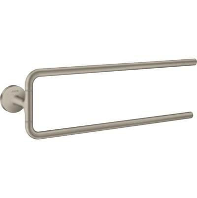 AXOR Universal Circular Double Towel Bar, 20'' in Brushed Nickel by Axor