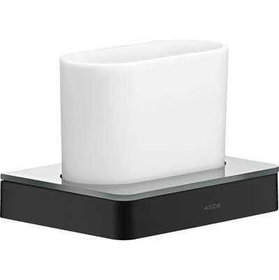 AXOR Universal SoftSquare Tumbler in Matte Black by Axor