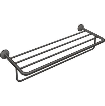 AXOR Universal Circular Towel Rack, 24'' in Brushed Black Chrome by Axor