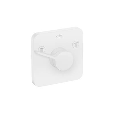 AXOR ONE Showerhead Diverter Trim in Matte White by Axor