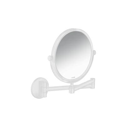 Axor Universal Circular Shaving Mirror in - Matte White