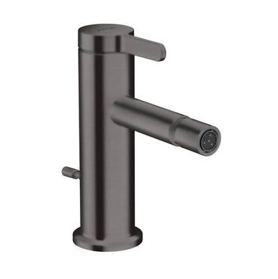 AXOR ONE Single-Hole Bidet Faucet with Lever Handle in Brushed Black Chrome by Axor