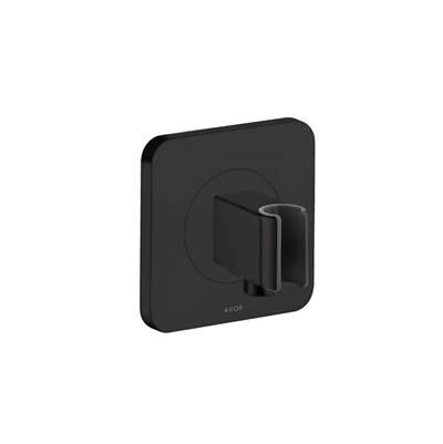 AXOR Citterio E Handshower Holder with Outlet 5'' x 5'' in Matte Black