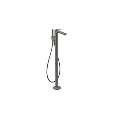 AXOR Citterio C Freestanding Tub Filler Trim with 1.75gpm Handshower in Brushed Black Chrome by Axor