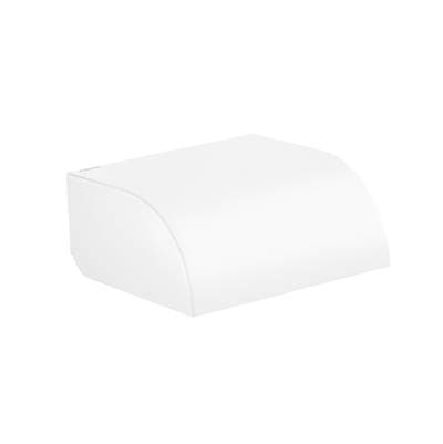 Axor Universal Circular Roll Holder with Cover in - Matte White