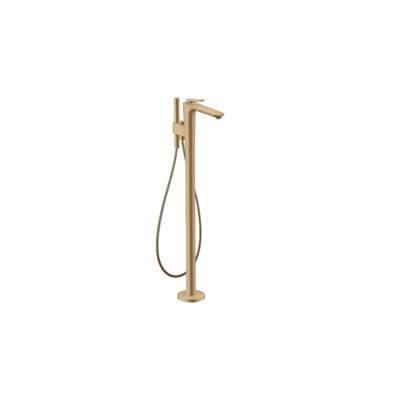 AXOR Citterio C Freestanding Tub Filler Trim with 1.75gpm Handshower in Brushed Bronze by Axor
