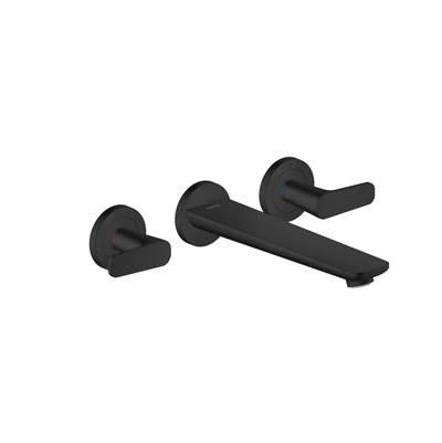 AXOR Citterio C 3-Hole Wall-Mounted Tub Filler in Matte Black by Axor
