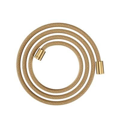 AXOR ShowerSolutions Textile Hose with Cylindrical Nut, 79'' in Brushed Gold Optic by Axor