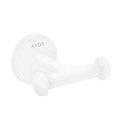 Axor Universal Circular Double Hook in - Matte White